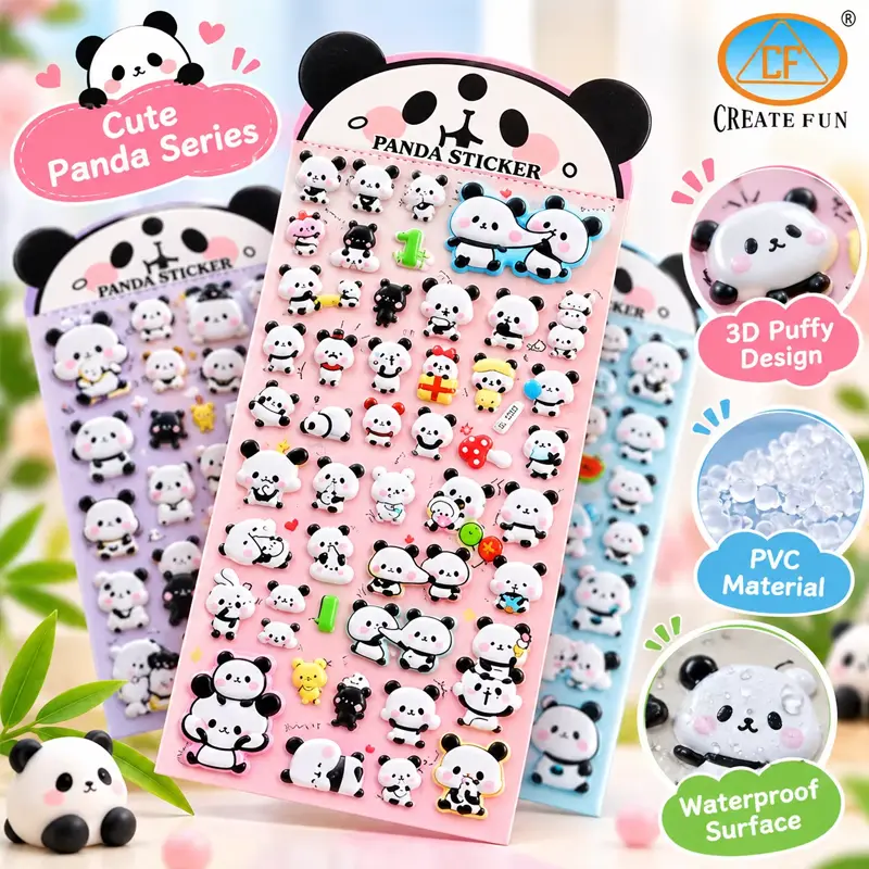 Puffy samolepka s houbou z PVC